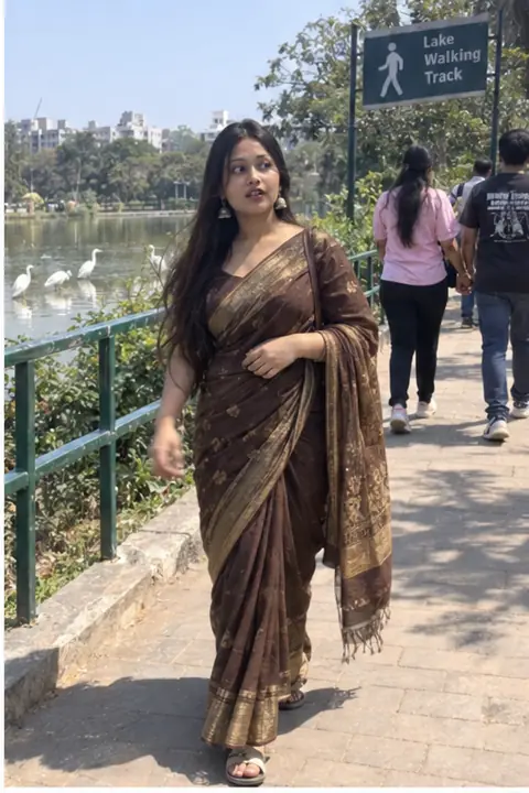 Nini, 25 - one of the escorts in Bangalore, HSR Layout, in a silk saree